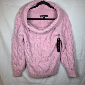 Almost Famous Cable Knit Turtleneck Sweater | Lavender | L | NWT